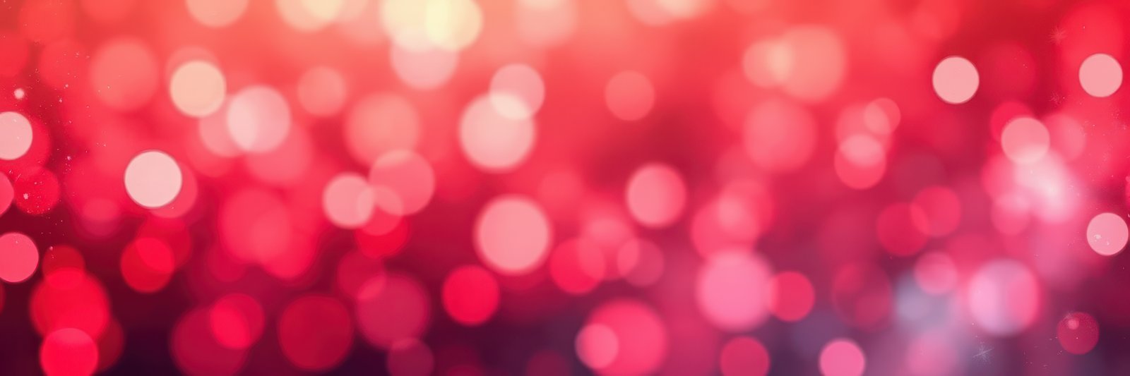 Vibrant red bokeh background with sparkling lights creating a festive atmosphere